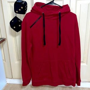 Red Futuristic Hoodie